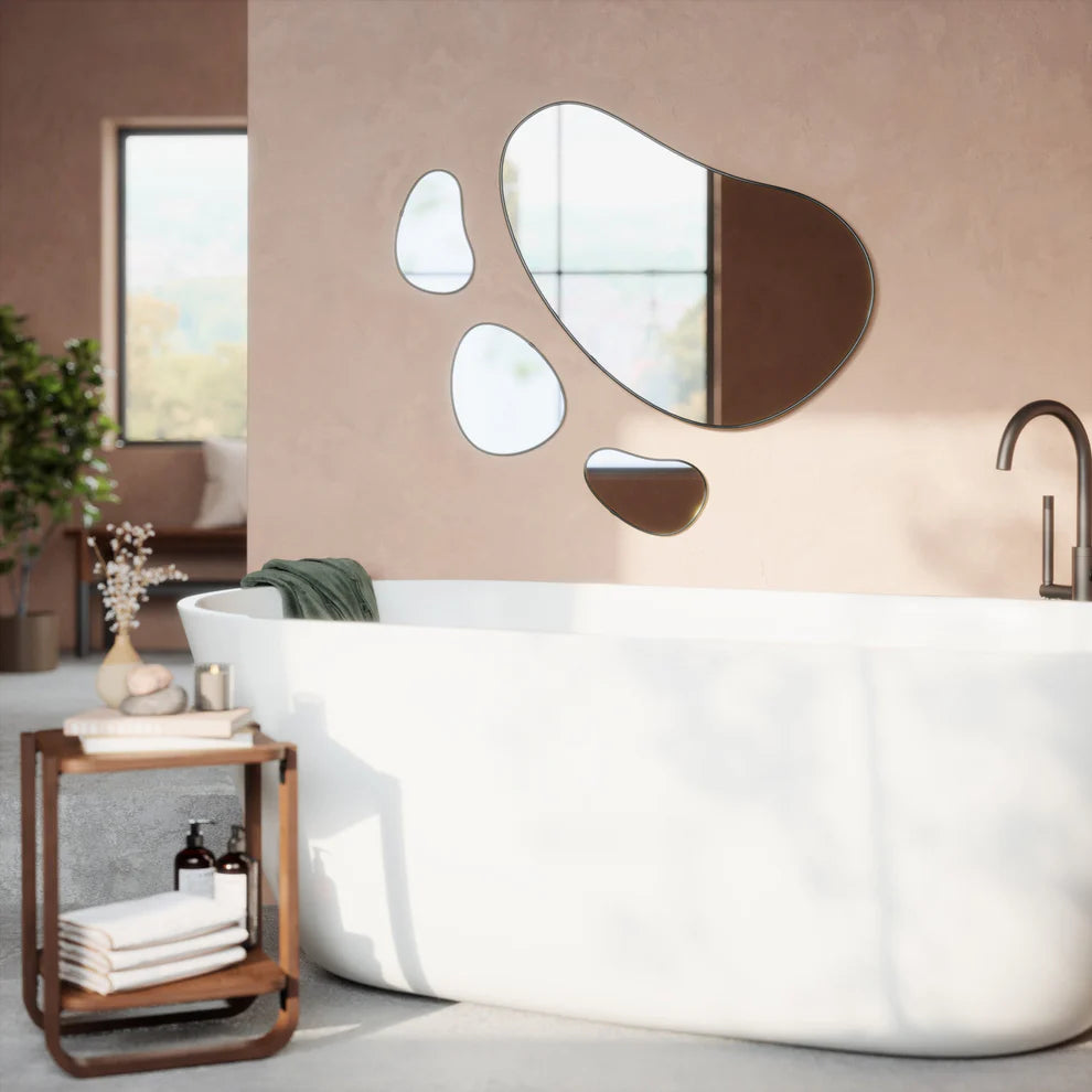 Hubba Pebble Wall Mirrors, Set of 3